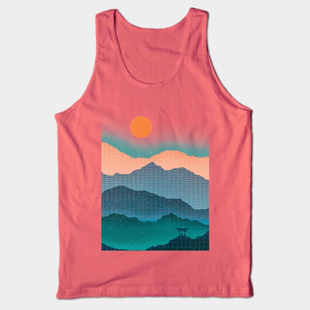 Meditating Samurai Tank Top by ElzeroStudio